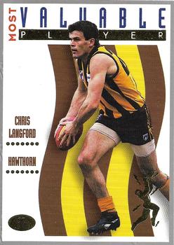 1994 AFL Sensation #95 Chris Langford Front